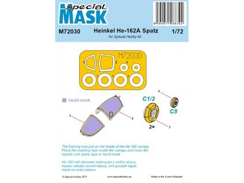Heinkel He-162a Spatz (For Special Hobby Kit) - zdjęcie 1 Heinkel He-162a Spatz (For Special Hobby Kit) - zdjęcie 1