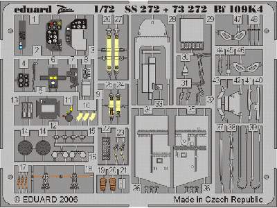  Bf 109K-4 1/72 - Fine Molds - blaszki - zdjęcie 2