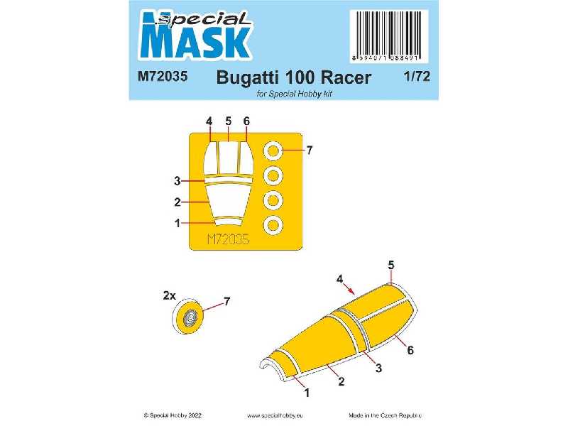 Bugatti 100 Racer (For Special Hobby Kit) - zdjęcie 1 Bugatti 100 Racer (For Special Hobby Kit) - zdjęcie 1
