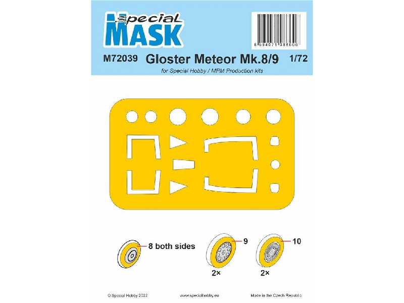 Gloster Meteor Mk.8/9 Mask - zdjęcie 1 Gloster Meteor Mk.8/9 Mask - zdjęcie 1