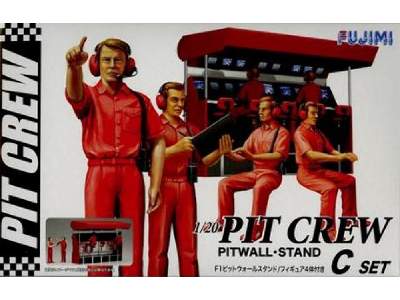 Gt-25 Pit Crew Pitwall Stand C Set - zdjęcie 1