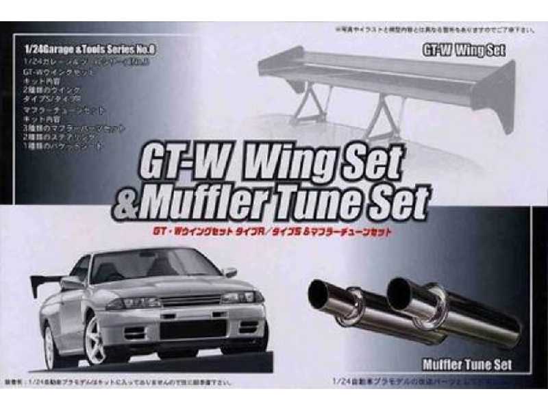 Gt-8 Gt-w Wing Set & Muffler Tune Set - zdjęcie 1