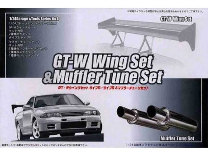 Gt-8 Gt-w Wing Set & Muffler Tune Set - zdjęcie 1 Gt-8 Gt-w Wing Set & Muffler Tune Set - zdjęcie 1