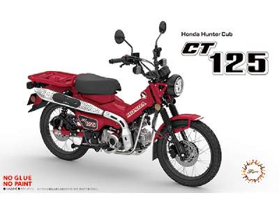 B-nx-3 Honda Hunter Cub Ct 125 (Growing Red) - zdjęcie 1