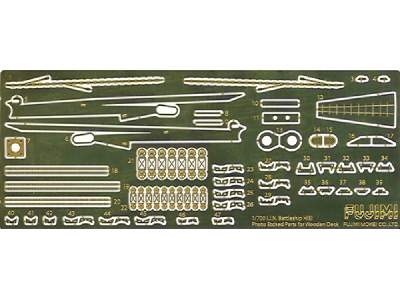 Toku-37 Ex-102 Wood Deck Seal For Ijn Battleship Hiei (W/Ship Name Plate) - zdjęcie 3