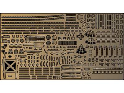 Toku-99 Ex-1 Photo-etched Parts For Ijn Heavy Cruiser Ibuki - zdjęcie 1