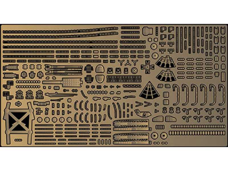 Toku-99 Ex-1 Photo-etched Parts For Ijn Heavy Cruiser Ibuki - zdjęcie 1 Toku-99 Ex-1 Photo-etched Parts For Ijn Heavy Cruiser Ibuki - zdjęcie 1