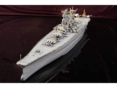 Nx-1 Ex-101 Photo-etched Parts Set For Ijn Battleship Yamato (W/Ship Name Plate) - zdjęcie 2