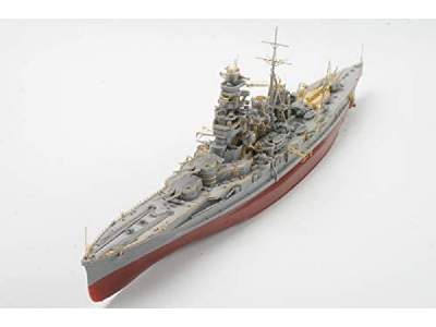 Nx-6 Ex-101 Photo-etched Parts Set For Ijn Battleship Hiei (W/Ship Name Plate) - zdjęcie 2