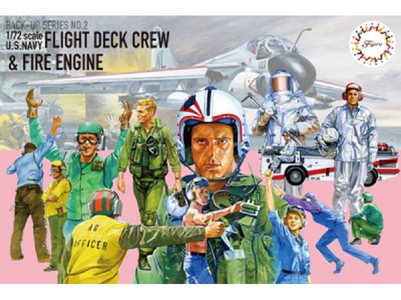 Fdc-2 U.S. Navy Flight Deck Crew & Fire Engine - zdjęcie 1 Fdc-2 U.S. Navy Flight Deck Crew & Fire Engine - zdjęcie 1
