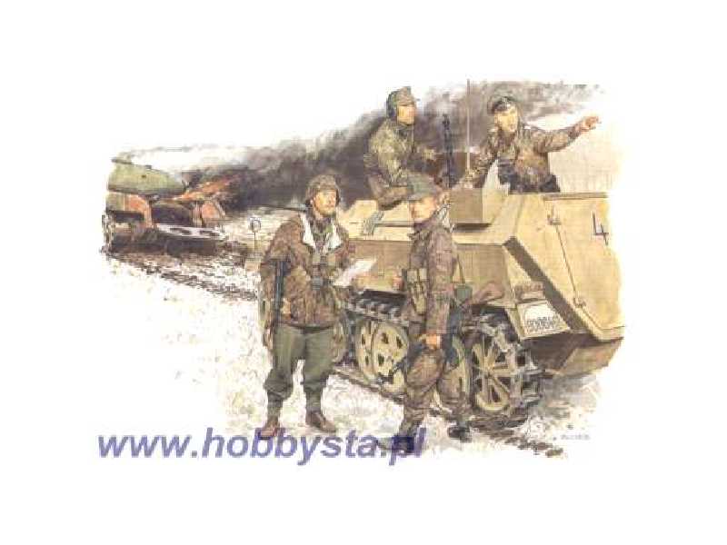 Figurki Armoured Reconnaissance,SS Wiking Division - zdjęcie 1 Figurki Armoured Reconnaissance,SS Wiking Division - zdjęcie 1