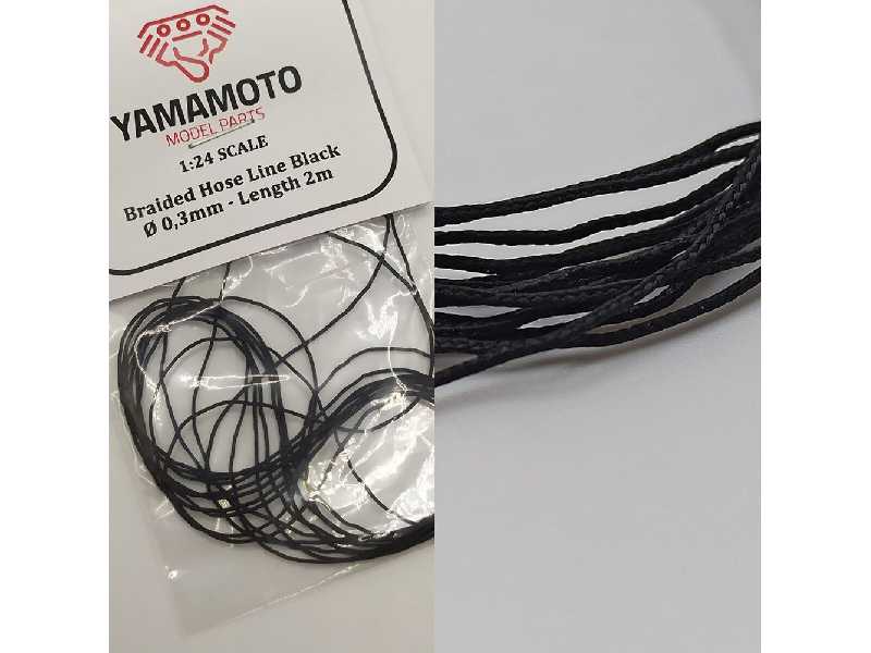 Braided Hose Line Black 0,3mm 2m - zdjęcie 1 Braided Hose Line Black 0,3mm 2m - zdjęcie 1
