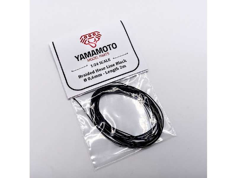 Braided Hose Line Black 0,6mm 2m - zdjęcie 1 Braided Hose Line Black 0,6mm 2m - zdjęcie 1