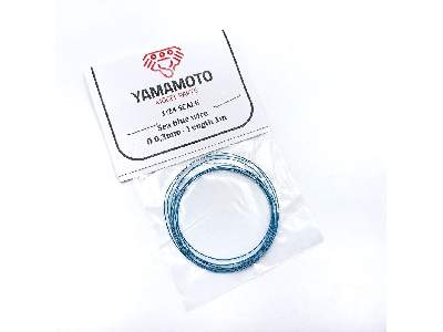 Sea Blue Wire 0,3mm Length 1m - zdjęcie 1