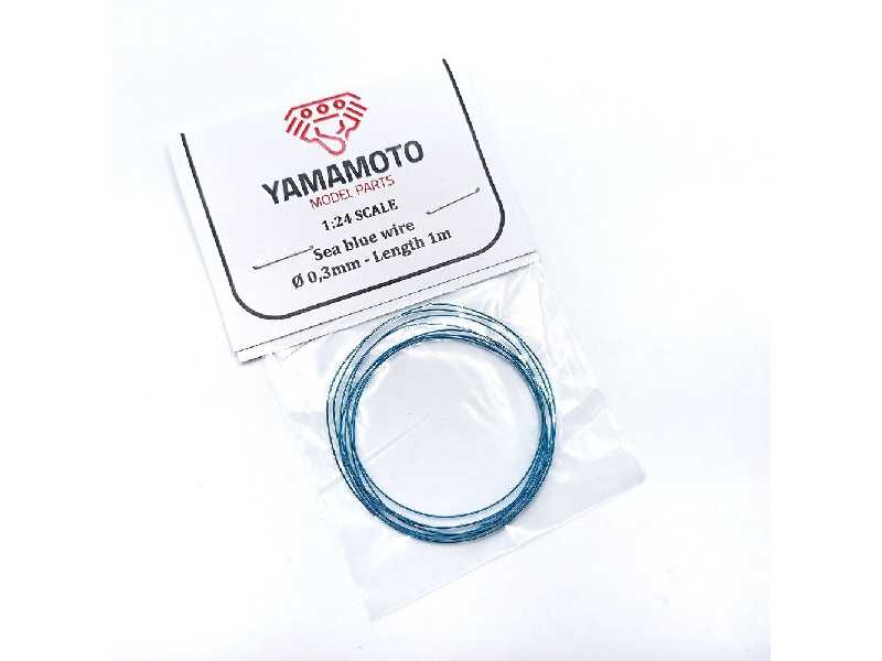 Sea Blue Wire 0,3mm Length 1m - zdjęcie 1 Sea Blue Wire 0,3mm Length 1m - zdjęcie 1