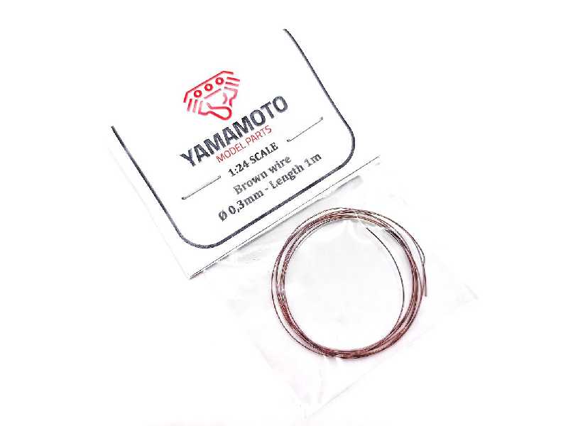 Brown Wire 0,3mm 1m - zdjęcie 1 Brown Wire 0,3mm 1m - zdjęcie 1