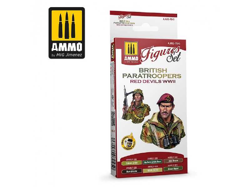 A.Mig 7045 British Paratroopers Red Devils Wwii Set - zdjęcie 1