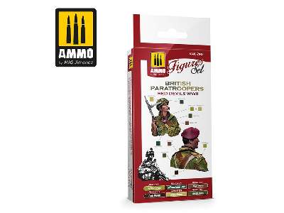 A.Mig 7045 British Paratroopers Red Devils Wwii Set - zdjęcie 2