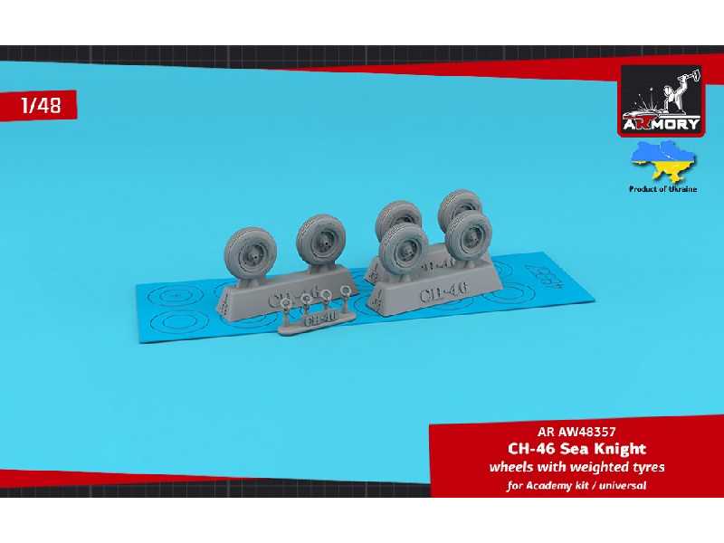 Ch-46 Sea Knight Wheels W/ Weighted Tyres - zdjęcie 1 Ch-46 Sea Knight Wheels W/ Weighted Tyres - zdjęcie 1
