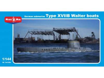 German Submarine Type Xviib Walter Boats - zdjęcie 1