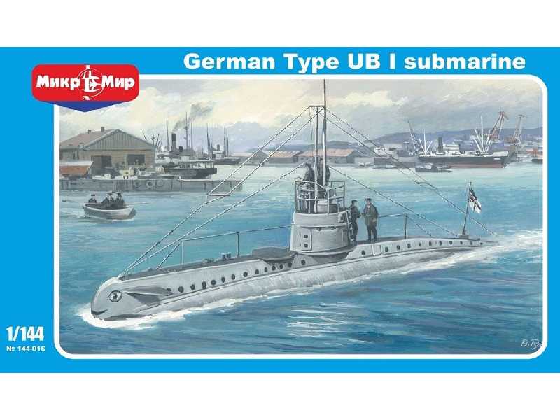 Ub-1 German Submarine - zdjęcie 1 Ub-1 German Submarine - zdjęcie 1