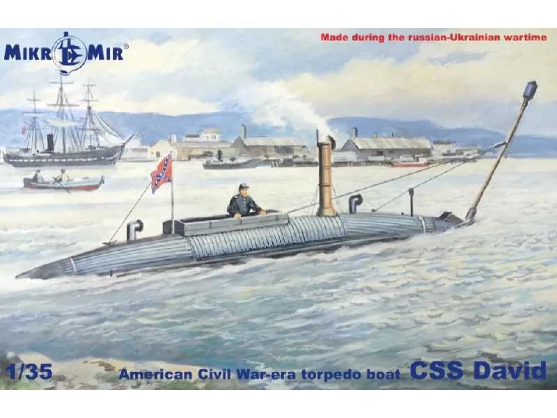 American Civil War - Era Torpedo Boat Css David - zdjęcie 1 American Civil War - Era Torpedo Boat Css David - zdjęcie 1