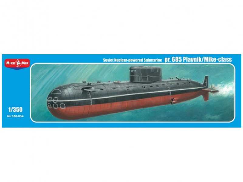 Soviet Nuclear-powered Submarine Pr. 685 Plavnik/Mike-class - zdjęcie 1 Soviet Nuclear-powered Submarine Pr. 685 Plavnik/Mike-class - zdjęcie 1