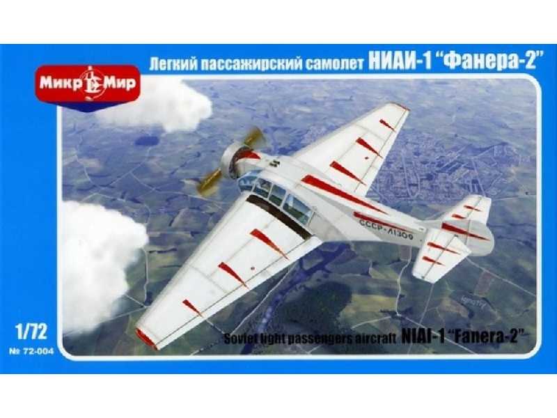 Soviet Light Passengers Aircraft Niai-1 Fanera-2 - zdjęcie 1
