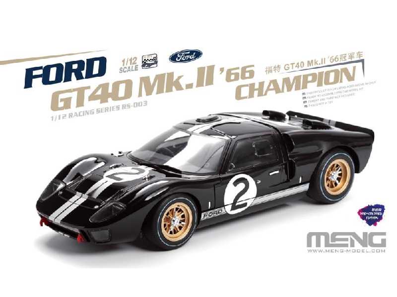 Ford Gt40 Mk.Ii '66 Champion Pre-colored Edition - zdjęcie 1 Ford Gt40 Mk.Ii '66 Champion Pre-colored Edition - zdjęcie 1