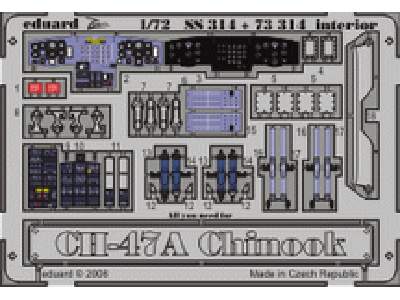  CH-47A Chinook interior S. A. 1/72 - Trumpeter - blaszki - zdjęcie 1