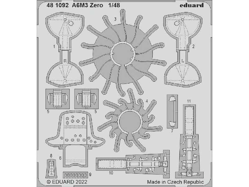 A6M3 Zero 1/48 - EDUARD - zdjęcie 1 A6M3 Zero 1/48 - EDUARD - zdjęcie 1