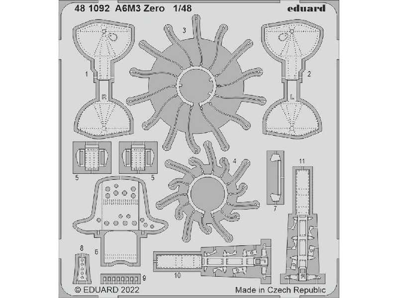 A6M3 Zero 1/48 - EDUARD - zdjęcie 1