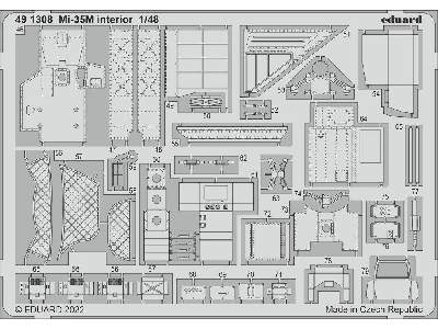 Mi-35M interior 1/48 - ZVEZDA - zdjęcie 2