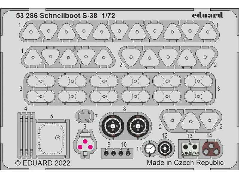 Schnellboot S-38 1/72 - FORE HOBBY - zdjęcie 1