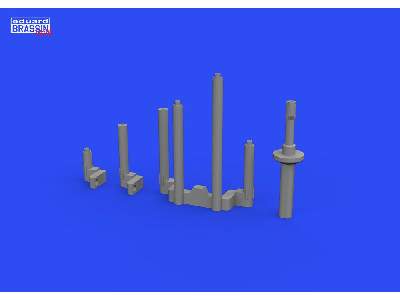 P-38J gun barrels PRINT 1/48 - TAMIYA - zdjęcie 1