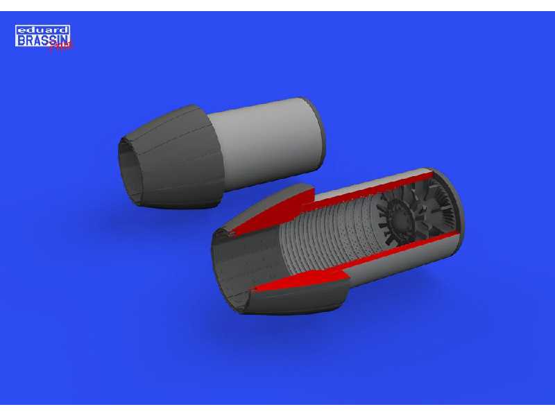 F/ A-18E, F exhaust nozzles PRINT 1/48 - MENG - zdjęcie 1