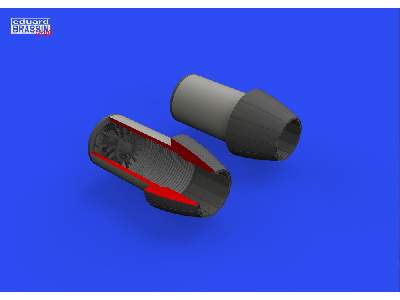 F/ A-18E, F exhaust nozzles PRINT 1/48 - MENG - zdjęcie 9