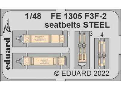 F3F-2 seatbelts STEEL 1/48 - ACADEMY - zdjęcie 1