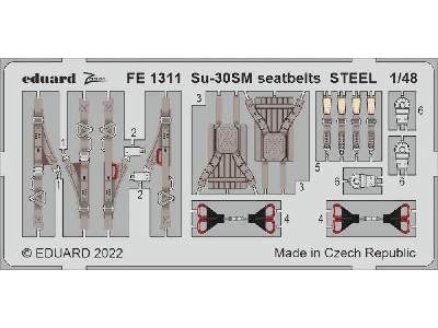 Su-30SM seatbelts STEEL 1/48 - GREAT WALL HOBBY - zdjęcie 1