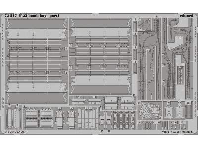  F-22 bomb bay 1/72 - Fujimi - blaszki - zdjęcie 2