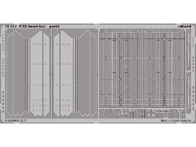  F-22 bomb bay 1/72 - Fujimi - blaszki - zdjęcie 3