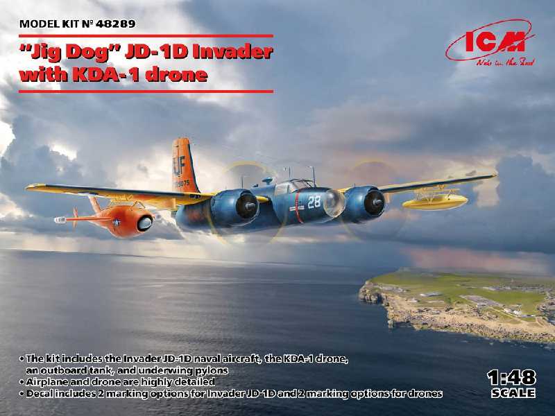 "Jig Dog" Jd-1d Invader With Kda-1 Drone - zdjęcie 1 "Jig Dog" Jd-1d Invader With Kda-1 Drone - zdjęcie 1