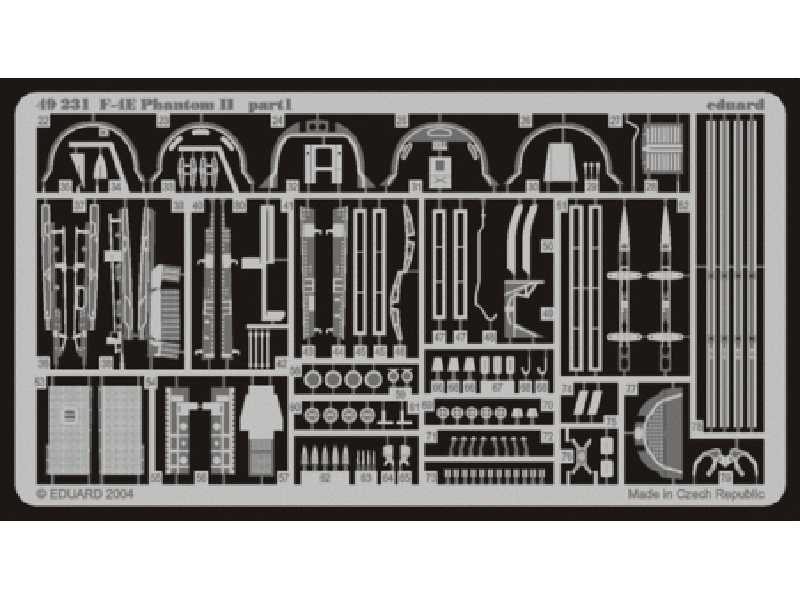  F-4E 1/48 - Hasegawa - blaszki - zdjęcie 1
