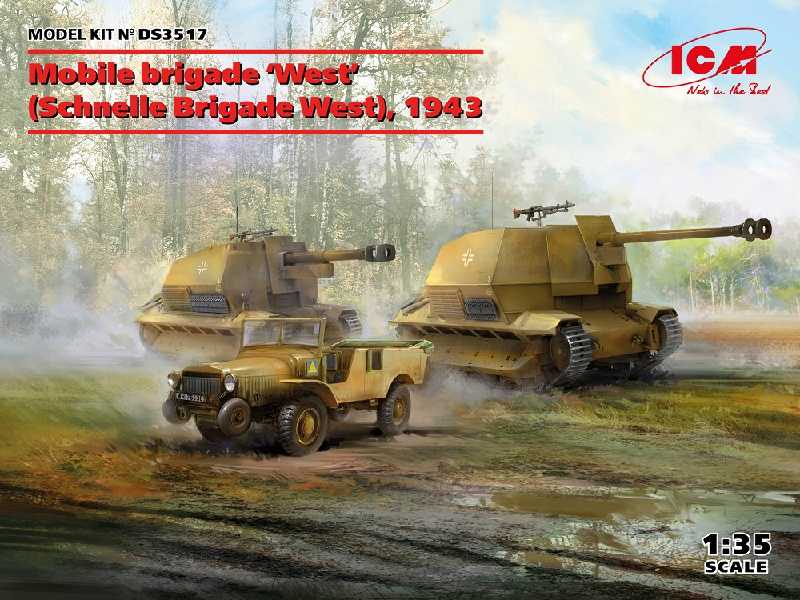 Mobile Brigade 'west' (Schnelle Brigade West), 1943 - zdjęcie 1 Mobile Brigade 'west' (Schnelle Brigade West), 1943 - zdjęcie 1