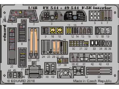  F-5E S. A 1/48 - Afv Club - blaszki - zdjęcie 1