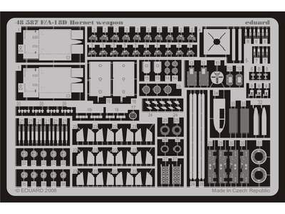  F/ A-18D weapon 1/48 - Hobby Boss - blaszki - zdjęcie 1