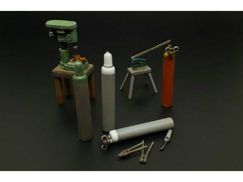 Bench Drill-lever Shears-oxy Acetylene Bottles - zdjęcie 1 Bench Drill-lever Shears-oxy Acetylene Bottles - zdjęcie 1