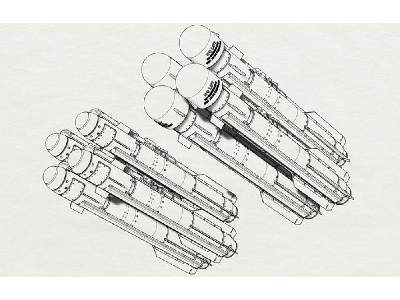 Agm-114 Hellfire 8 Pcs 2 Racks - zdjęcie 3