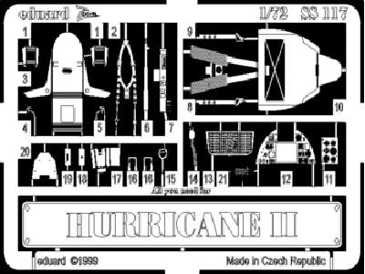  Hurricane Mk. II 1/72 - Revell - blaszki - zdjęcie 1