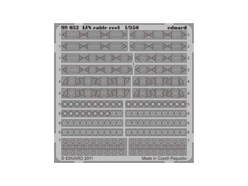 IJN cable reel  1/350 - blaszki - zdjęcie 1